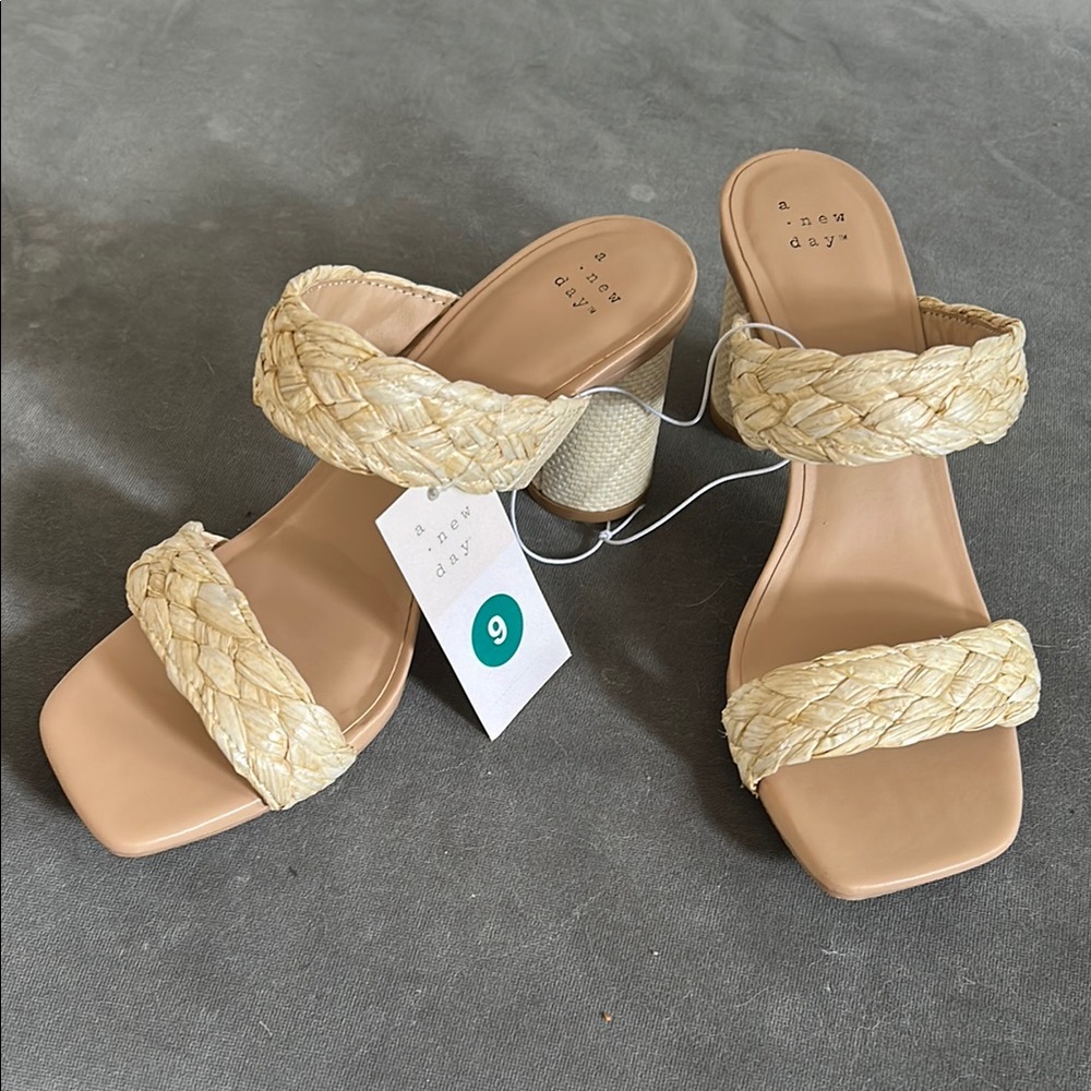 A New Day Tan Heeled Shoes